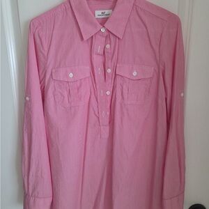 Vineyard Vines Women’s Pink Button-Up Shirt